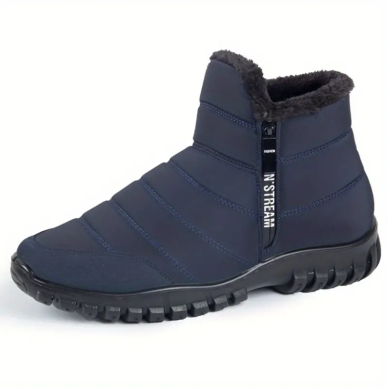 Men's thick warm snow boots