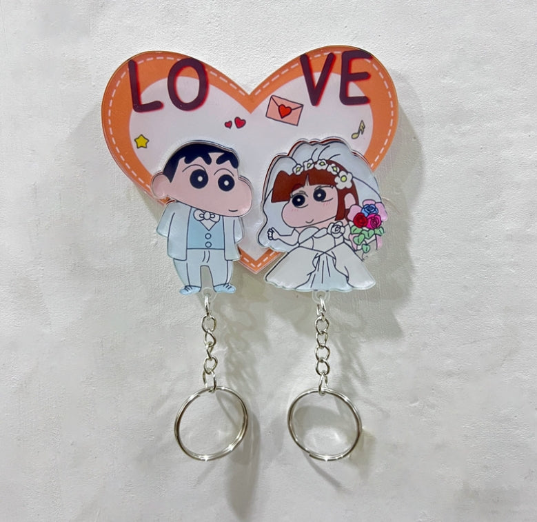 Creative keychain for couples