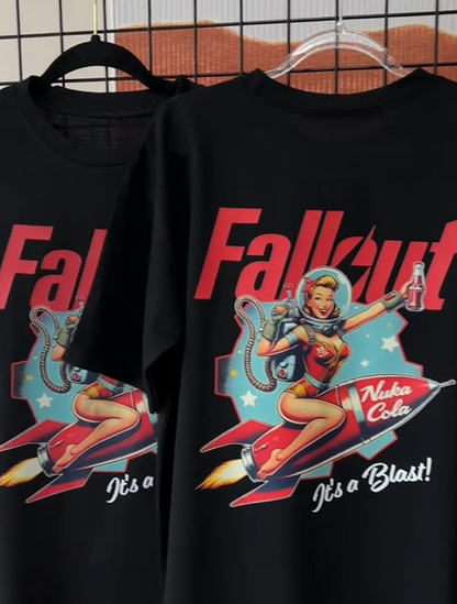 Camiseta Nuca Coca Fallout Vintage