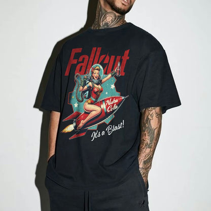 Camiseta Nuca Coca Fallout Vintage