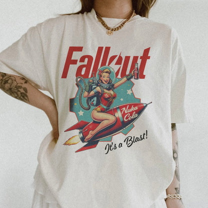 Camiseta Nuca Coca Fallout Vintage