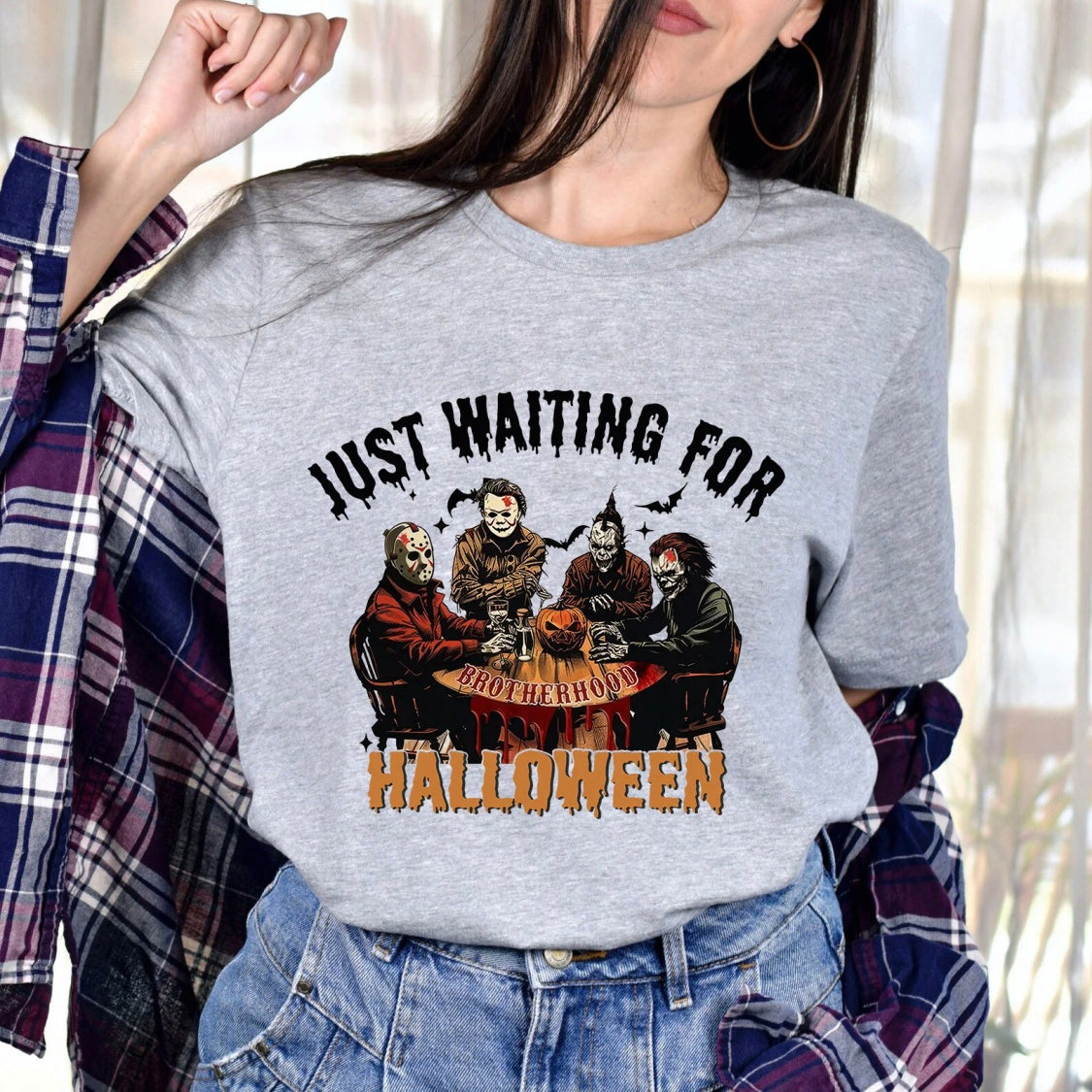 ハロウィンを待つTシャツ/スウェットシャツ