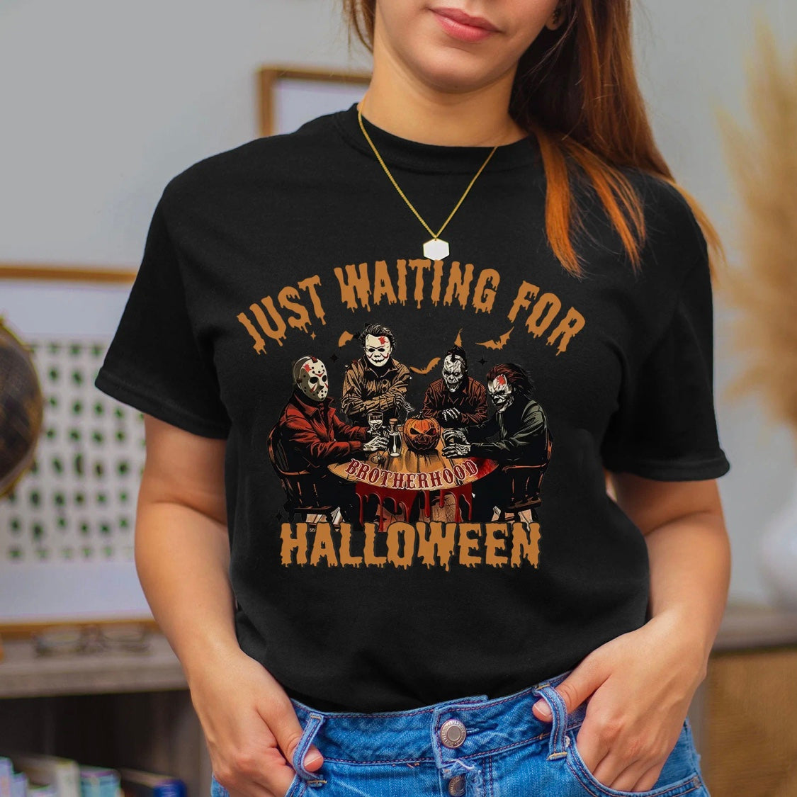 ハロウィンを待つTシャツ/スウェットシャツ